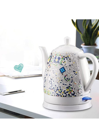 Керамічний електрочайник із захистом від перегріву електричний чайник 1.5 л 1000 Вт (BM525) Sokany (372603085)