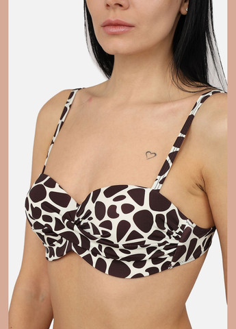 Коричневый летний лиф женский цвет шоколад цб-00272384 Atlantic Empire