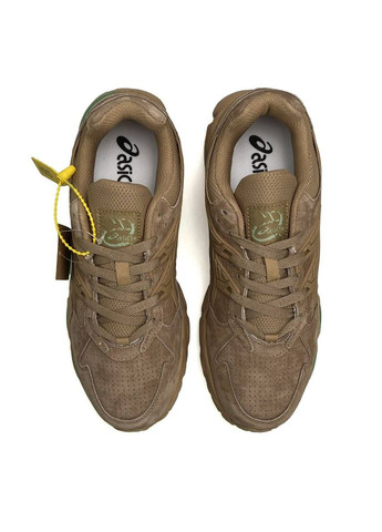 Коричневые демисезонные кроссовки мужские asics No Brand Gel-Kayano Trainer Beige Green