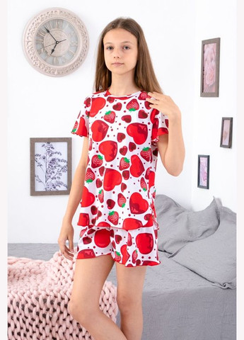 Яскраво-червона всесезон комплект для дівчинки (підлітковий) Носи своє 6372-002