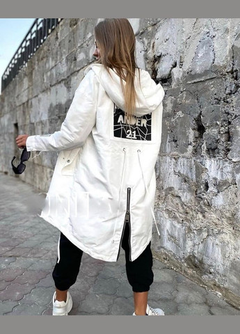 Куртка-парка SF- 277: стильна і практична Біла, 46-48 Sofia (267424844)