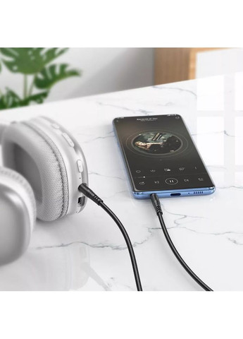 Аудиокабель Smooth AUX audio cable (6931474789136) Hoco UPA24 (372679359)