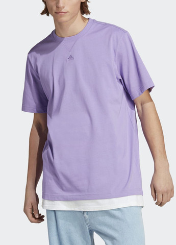 Фіолетова футболка all szn adidas
