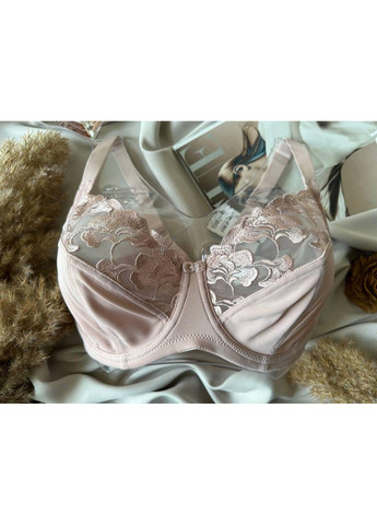 Пудровый пудровый бюстгальтер на чашку d, кружевной лифчик без поролона Acousma
