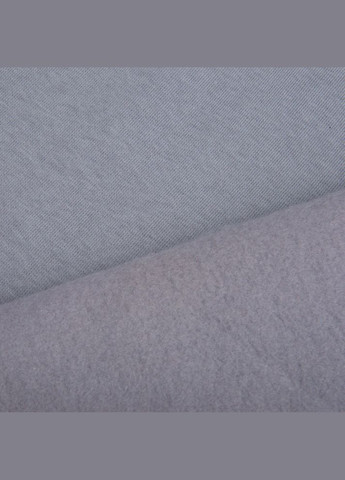 Тканина трикотаж трьохнитка фліс, 310 г/м2, 180 см сіра тепла для спортивного одягу IDEIA (307063029)