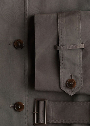 Темно-серая демисезонная куртка H&M