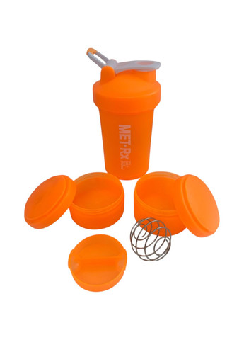 Шейкер спортивный + 2 отсека No Brand MET-Rx 450 мл (338197713)