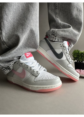 Рожеві Осінні кросівки чоловічі nike sb dunk 520 pink puck найк сб данк No Brand