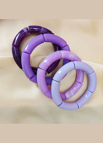 Браслеты комплект 4 единицы Широкие акриловые No Brand (335381323)