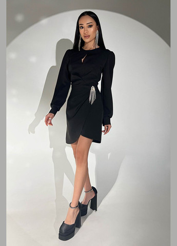 Черное праздничный, коктейльное, вечернее платье Liton