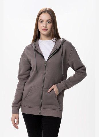 Толстовка однотонная женская 0923 Кофейный (2000990090843W) shop (2000990090843) Street (315988036)