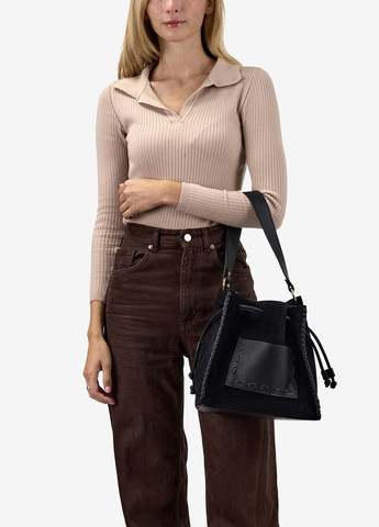 Сумка жіноча замшева крос-боді середня Сrossbody Regina Notte (363830973)