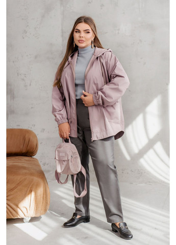 Бледно-розовая демисезонная куртка-ветровка Minova