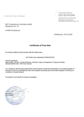 Лубрикант на водной основе Nature Lube Springwater, 100 мл Hot (331171138)