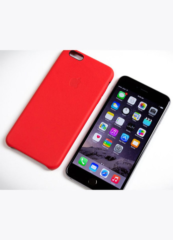 Чехолнакладка Leather Case iPhone 6 plus/6s plus Red Apple (301468276)
