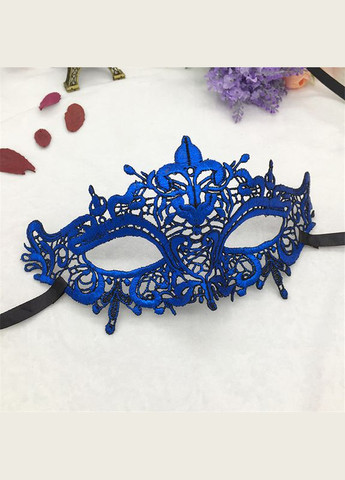 Праздничная маска венецианская на лицо one size синий Jannet Маска (317420999)