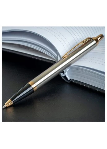 Ручка шариковая IM 17 Brushed Metal GT BP блистер (22 236) Parker IM 17 Brushed Metal GT BP блістер (400417832)