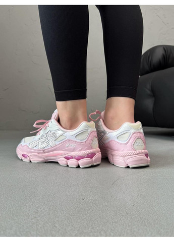 Рожеві Осінні кросівки чоловічі asics gel-nyc silver pink асікс гель нюк No Brand