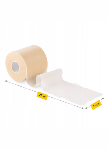 Подкладка под тейп Foam Wrap 7 см x 27 м Beige (P-5905973401524) 4FIZJO (338098020)
