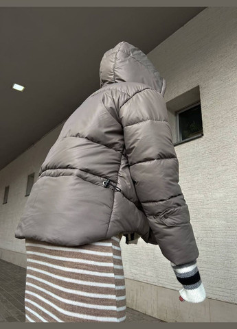 Сіра зимня куртка OLIAGARHO