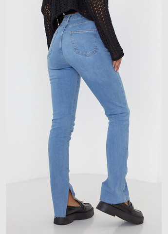 Жіночі джинси skinny з розрізами 096 Lurex - (292252971)