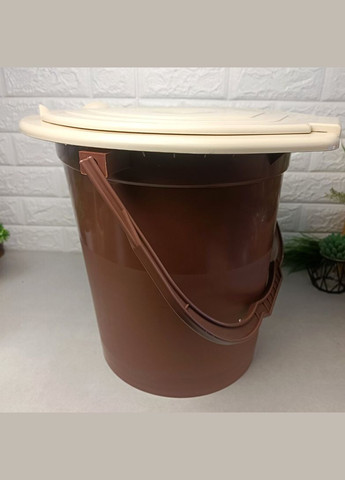 Пластиковый биотуалет 16л с откидной крышкой No Brand (366818184)