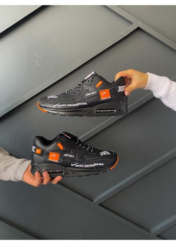 Чорні Осінні кросівки чоловічі nike air max 87 just do it black найк аір макс 87 No Brand