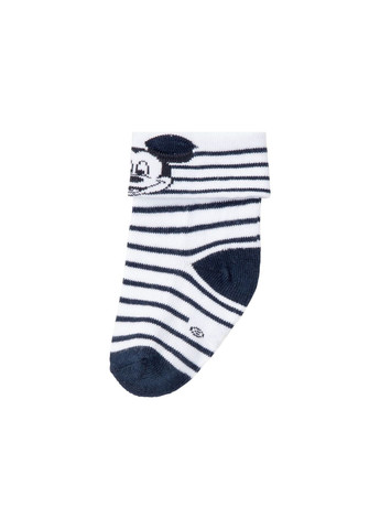 Шкарпетки бавовняні для хлопчика Mickey Mouse 370498 білий Disney (263343670)