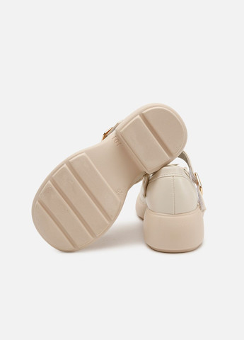 Молочные туфли на каблуке для девочки цвет молочный cb-00264565 Buddy Sheep
