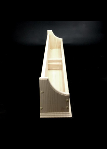 Настінна полиця з дерева Маргарита 15х100 бланже (КПГ-15000201) No Brand (328076814)