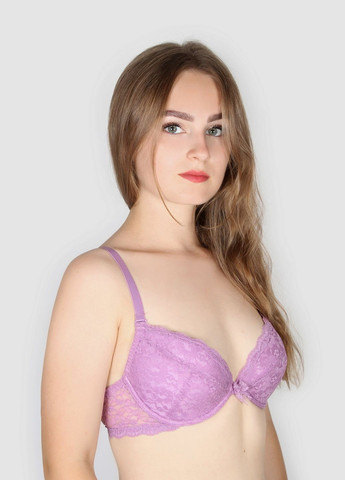 Бузковий бюстгальтер Acousma з кісточками