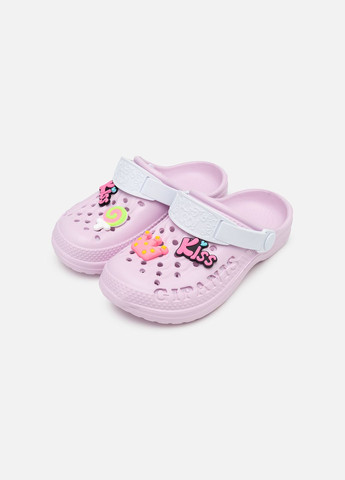 Крокси для дівчинки колір бузковий CB-00241730 Gipanis (325812763)