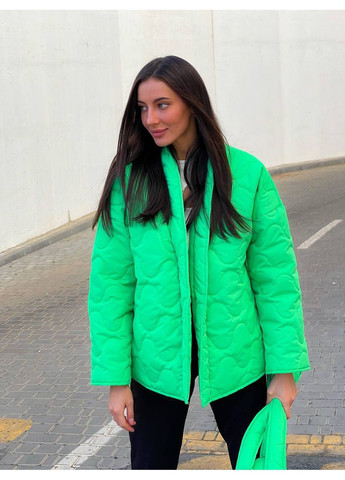 Салатова зимня ✔️куртка (осінь/весна) DK/DL Мода без кордонів