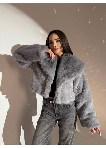 Женская укороченная шуба с объемными рукавами MonCher (370865013)