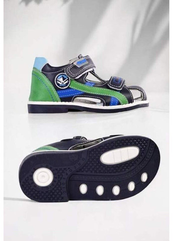 Темно-синие босоножки детские ytop темно-синие (1961-7) Y Top