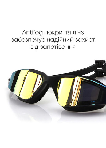 Очки для плавания Anda Pro Anti-fog черные 2SG510-01 Renvo (282845231)