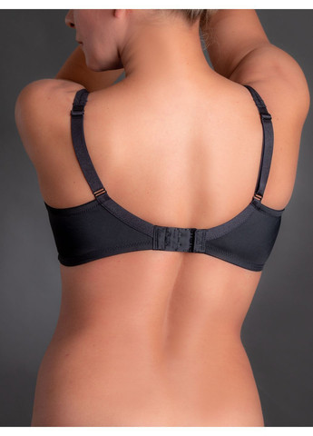 Чорний бюстгальтер a 6483 d Acousma з кісточками спандекс, нейлон