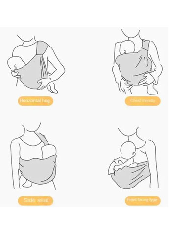 Слінг, травень слінг для новонароджених дітей No Brand (293944155)