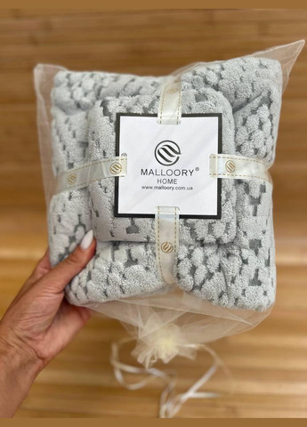 Наборы полотенец микрофибра (П4К-rushnuk002-03) No Brand серый