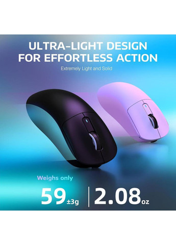 Беспроводная игровая мышь X3 PRO Black PAW3395, 4K/8K Гц ATTACK SHARK (370202797)