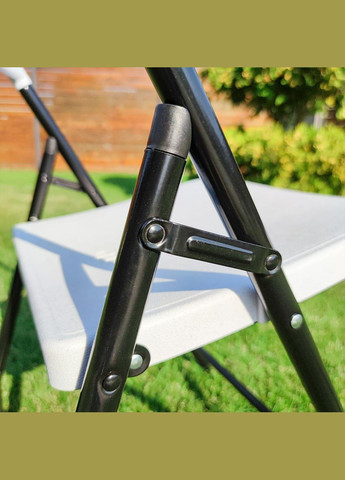 Складний стілець 46*52*79см білий (3DPanda-1609) Sticker Wall (323155241)