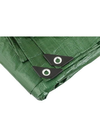 Тент GREEN/SILVER 6х8 м двусторонний 130 г/м² 89-1608 Mastertool (375448937)