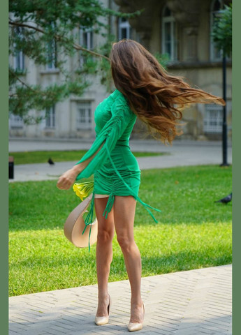 Зелена вечірня сукня жіноча Україна однотонна