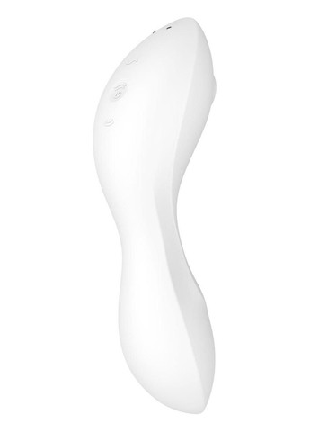 Вакуумний смарт-стимулятор із вібрацією Curvy Trinity 5+, Білий Satisfyer (372737194)