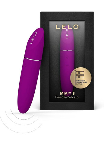 Шикарная вибропуля Mia 3 Deep Rose Lelo (344586451)
