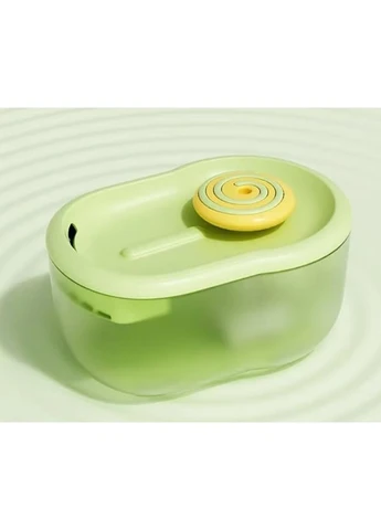 Автоматическая поилка-фонтан для кошек и собак, 2,2 л, USB, зеленая No Brand - (382688462)