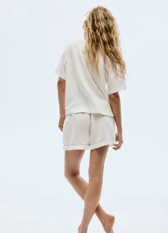 Біла всесезон піжама H&M