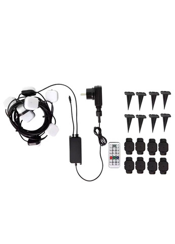 Світлодіодна вулична гірлянда з пультом та функцією звукової реакції комбінований Aldi (337512178)