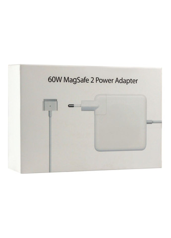 Сетевое Зарядное Устройство Macbook MagSafe 2 PD60W NO LOGO Цвет Белый Onyx (337994465)