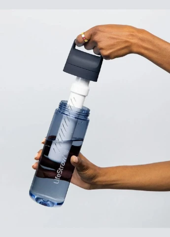Бутылка-фильтр для воды LifeStraw Go Filter Bottle, 650 мл, Nordic Noir No Brand (334670523)